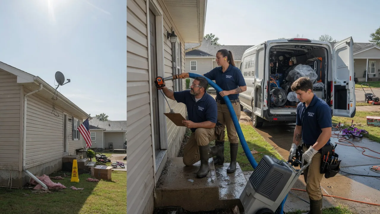 Ceiling Water Damage Restoration in Martinsburg, OH near me
